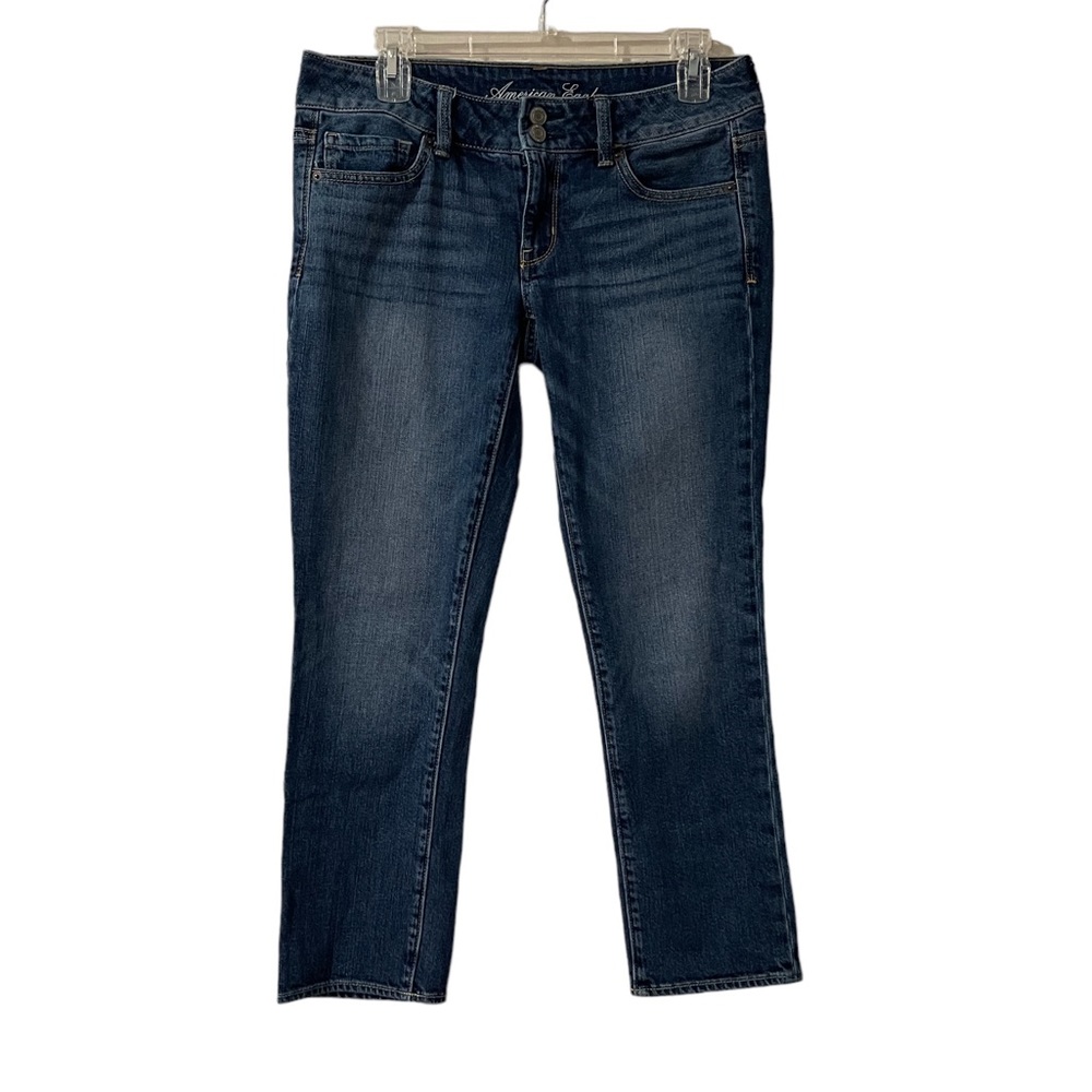American Eagle Women’s Stretch Artist Jeans Color Blue Size 6 Regular